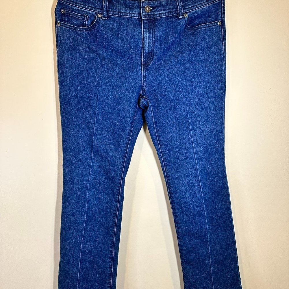Chico Blue Jeans Short Straight Leg Size 1 Short
